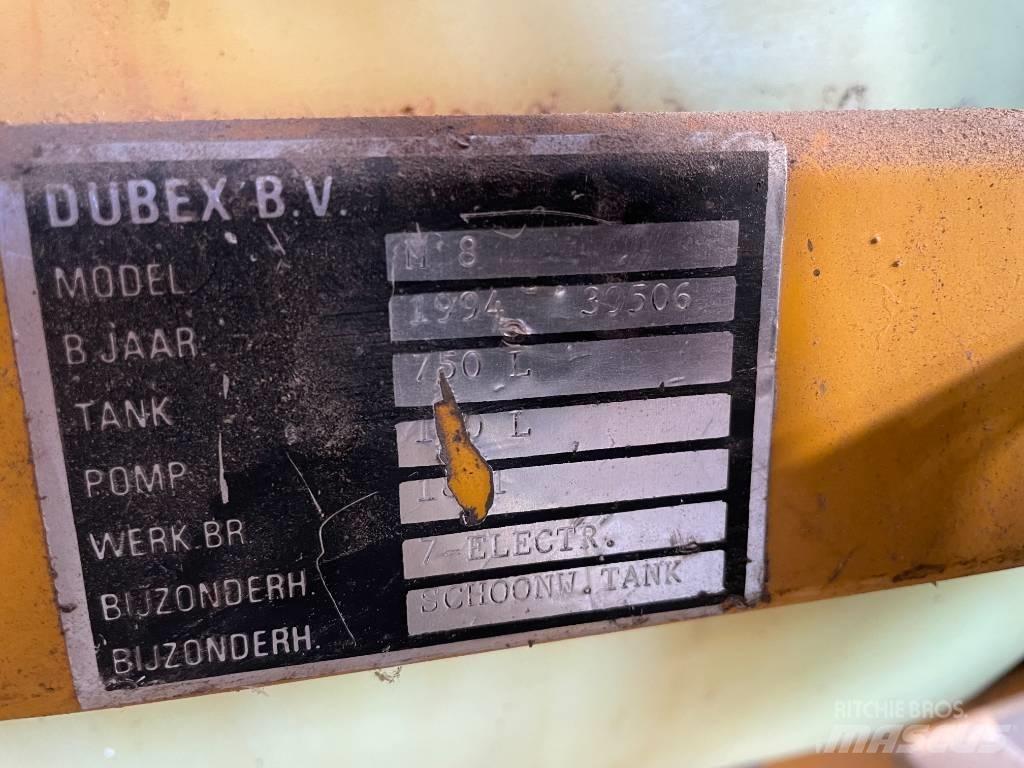Dubex Tank in frame Навісні обприскувачі