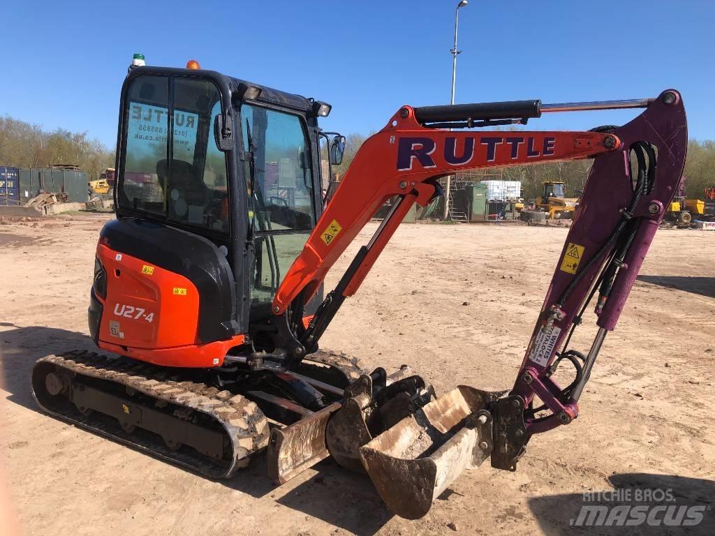 Kubota U 27-4 Міні-екскаватори < 7т
