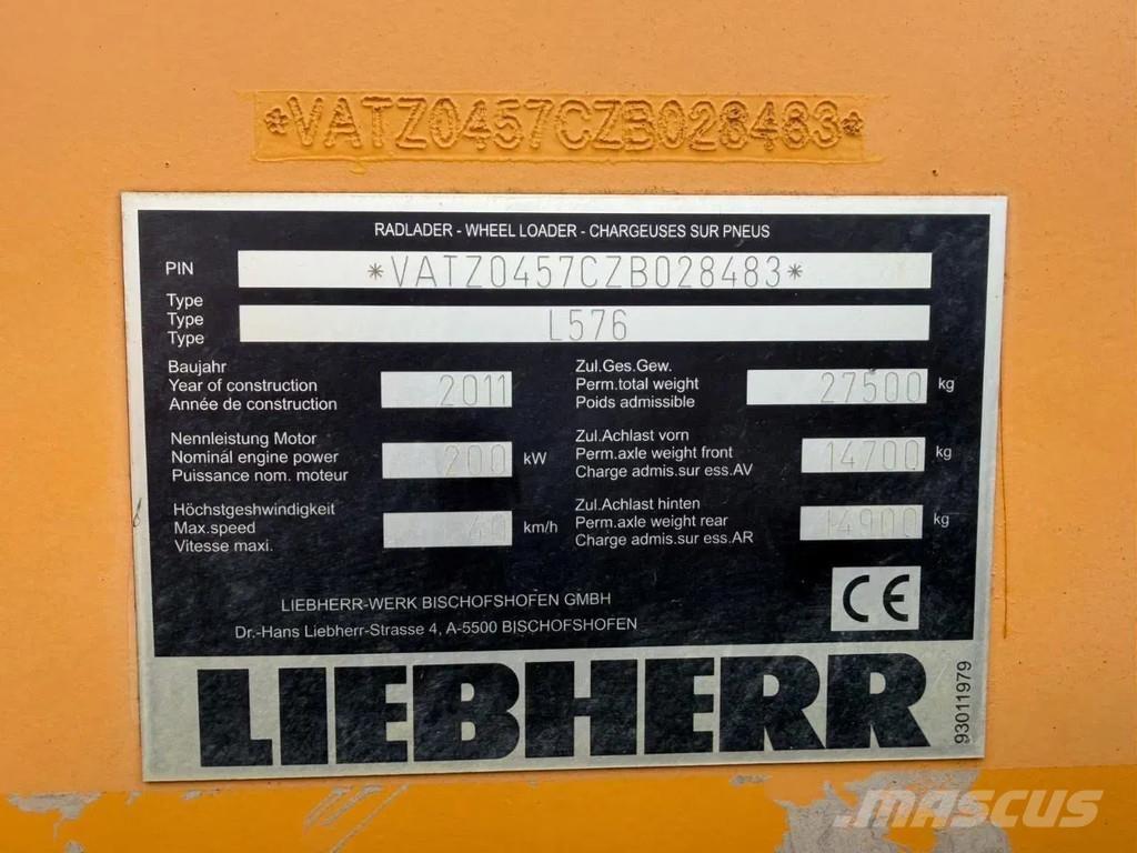Liebherr L576 Фронтальні навантажувачі