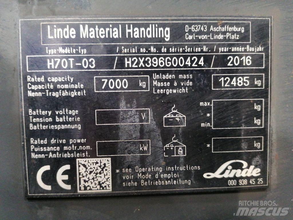 Linde H70T-01 Газові навантажувачі