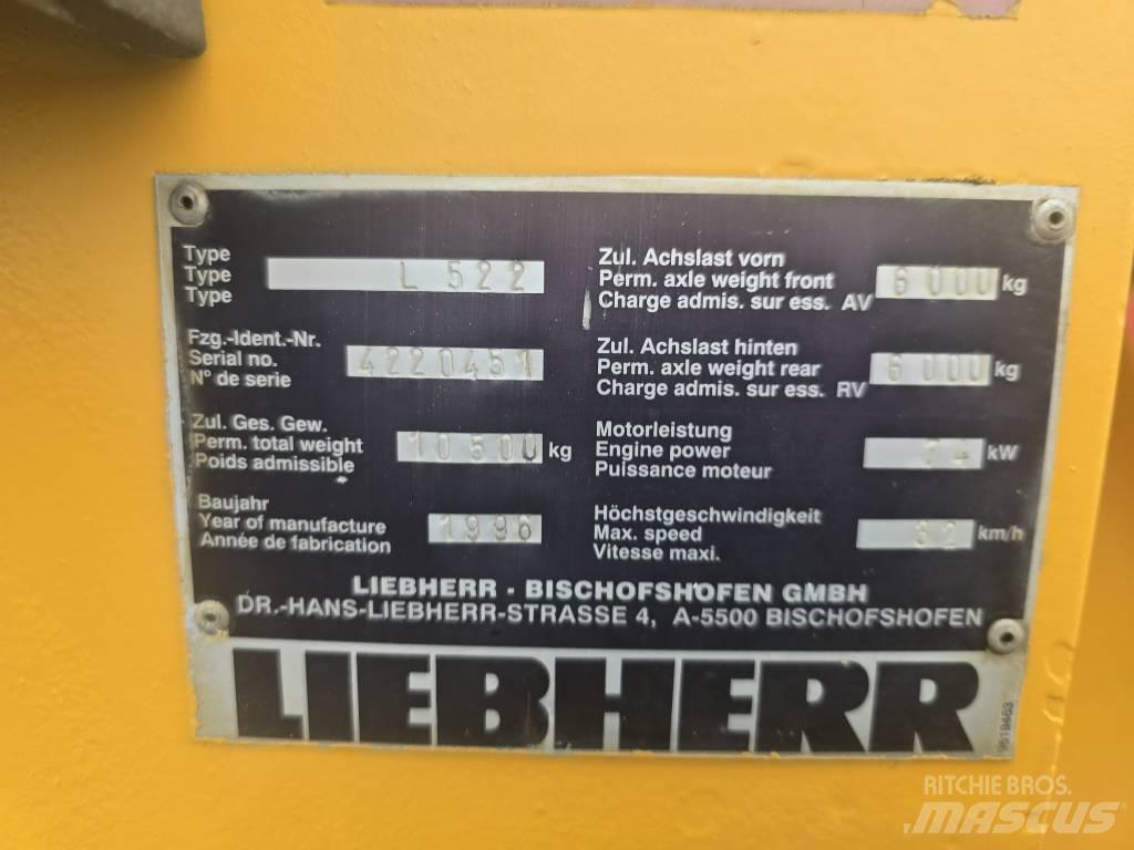 Liebherr L 522 Трактори