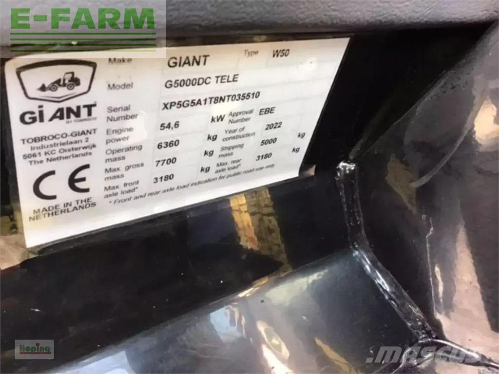 GiANT g5000 tele Міні-екскаватори < 7т