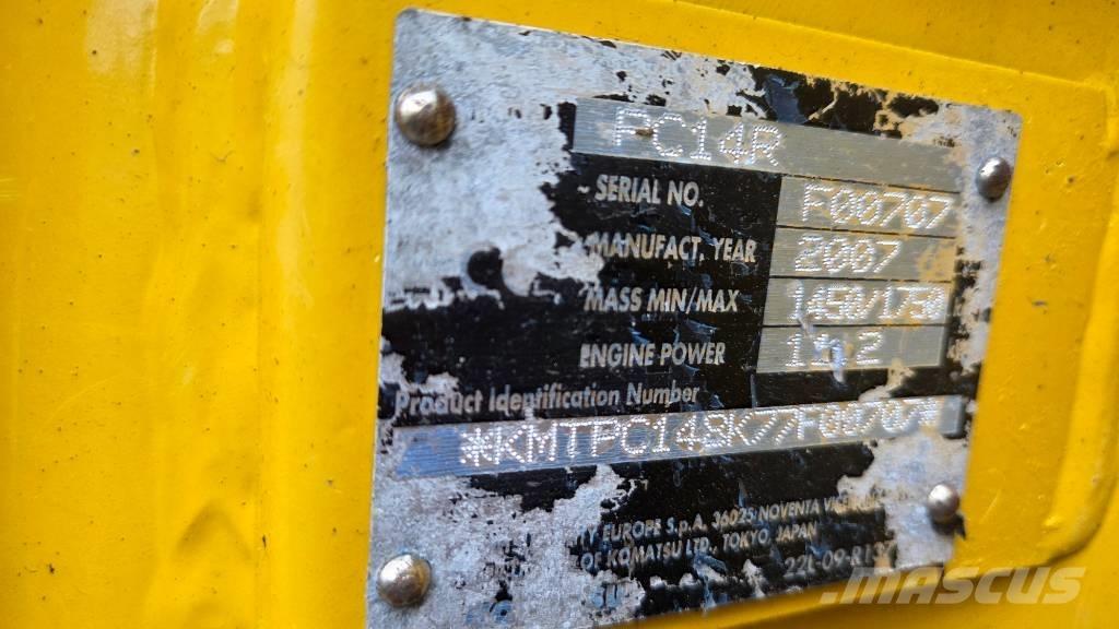 Komatsu PC 14 R Міні-екскаватори < 7т