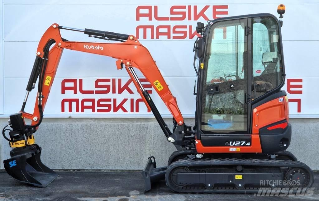 Kubota U 27-4 Міні-екскаватори < 7т