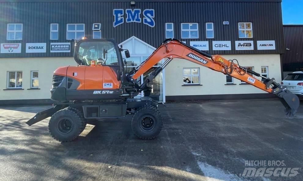 Doosan Dx57W-7 Колісні екскаватори