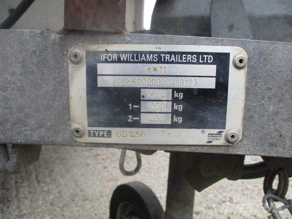 Ifor Williams GD105G Причепи-платформи/бокове розвантаження