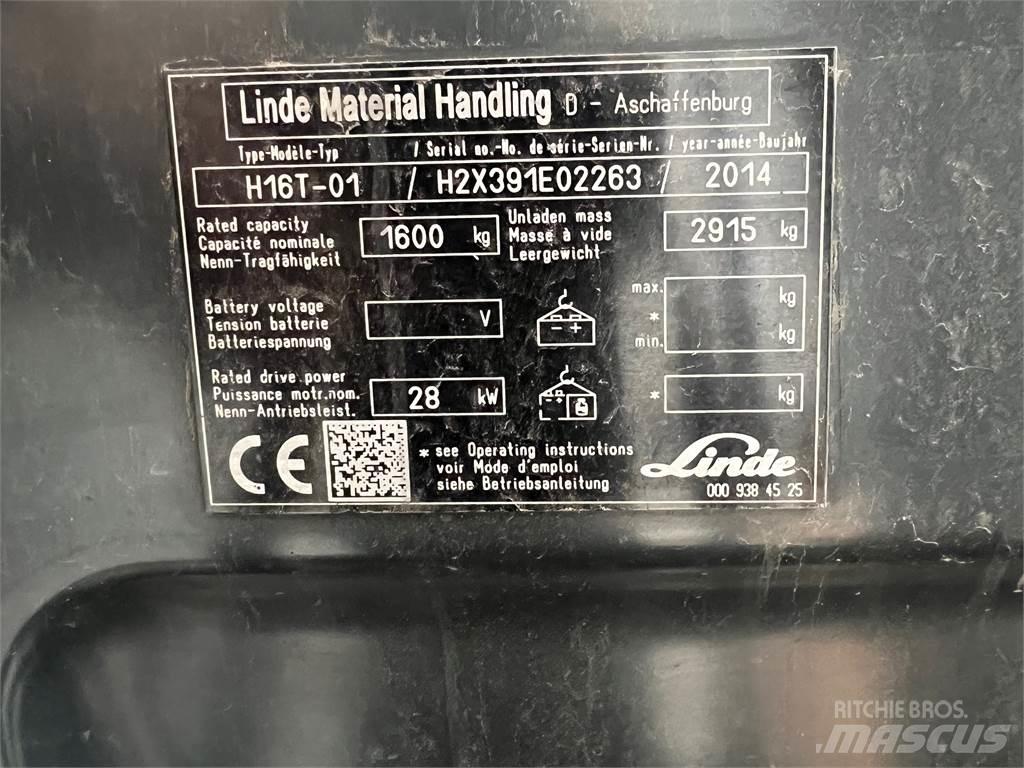 Linde H16T Газові навантажувачі