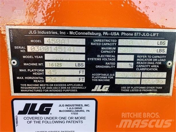 JLG 450 AJ II Колінчаті підйомники