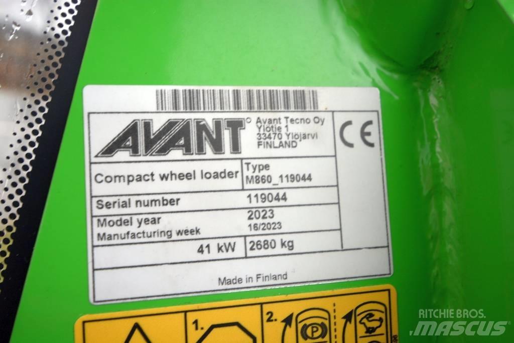 Avant 860 i Малі навантажувачі