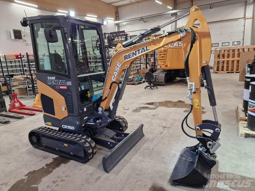 CASE CX 18 D Міні-екскаватори < 7т