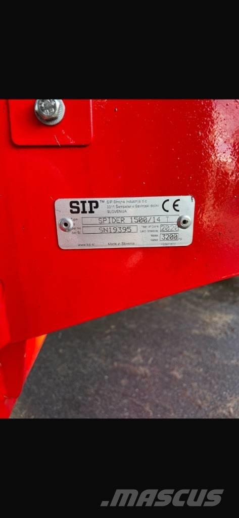 SIP Spider 1500/14T Граблі і сінозворушувачі