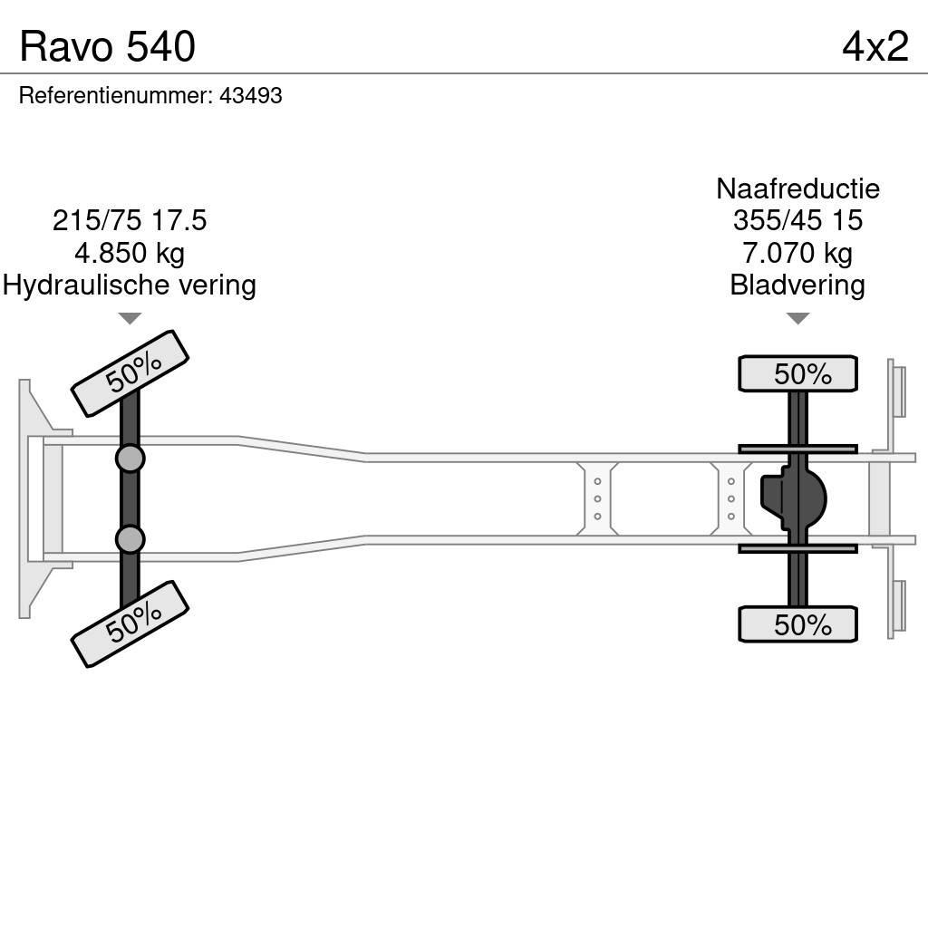 Ravo 540 Прибиральні машини