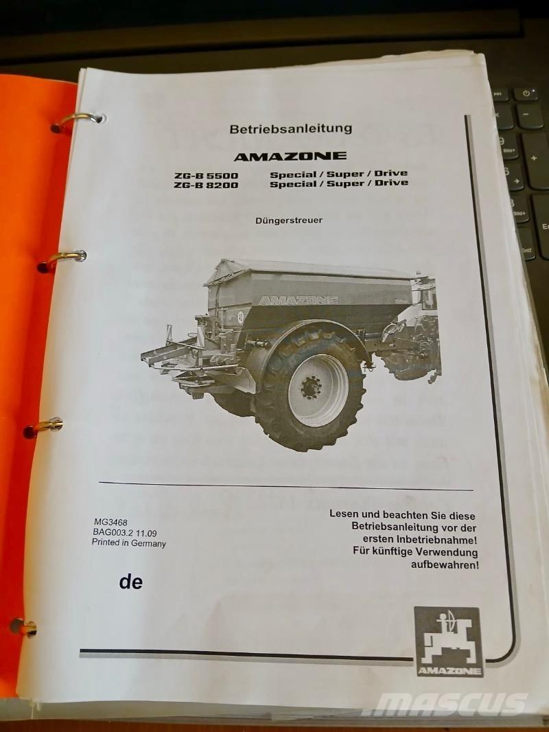 Amazone ZG-B 5500 Розсіювач мінеральних добрив