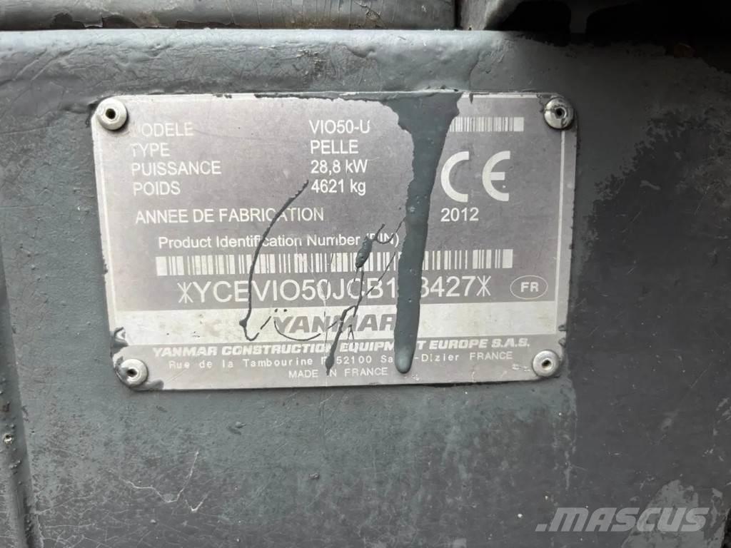 Yanmar VIO50-U Міні-екскаватори < 7т