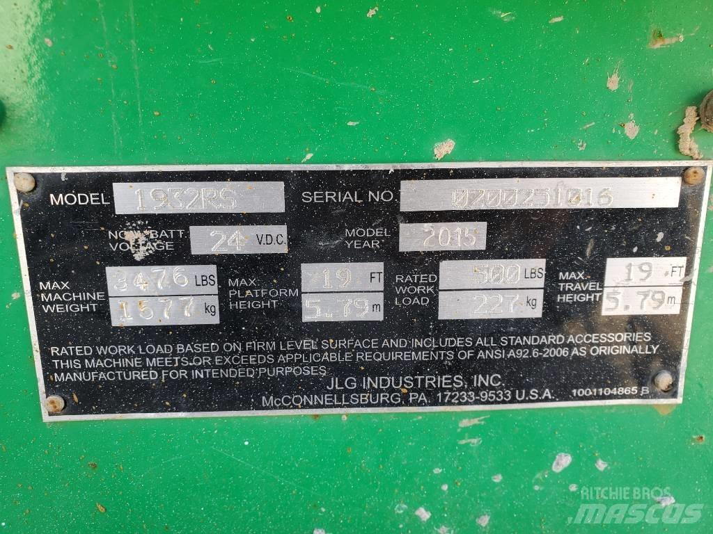 JLG 1932 RS Підйомники-ножиці