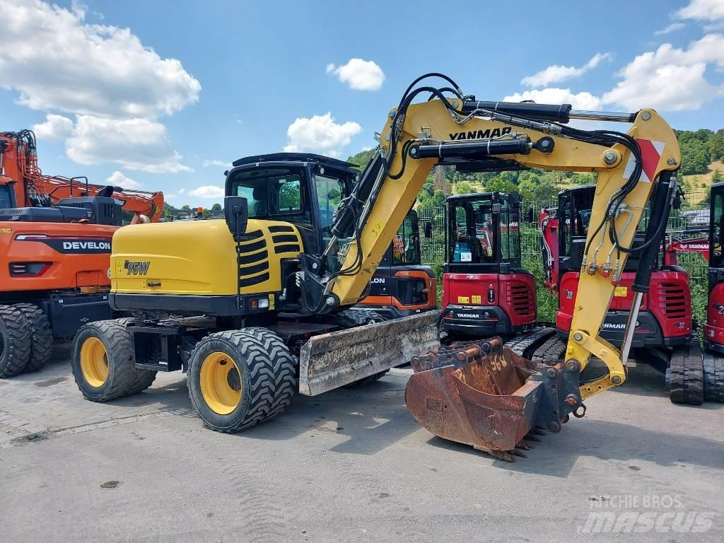 Yanmar B 95 W Колісні екскаватори