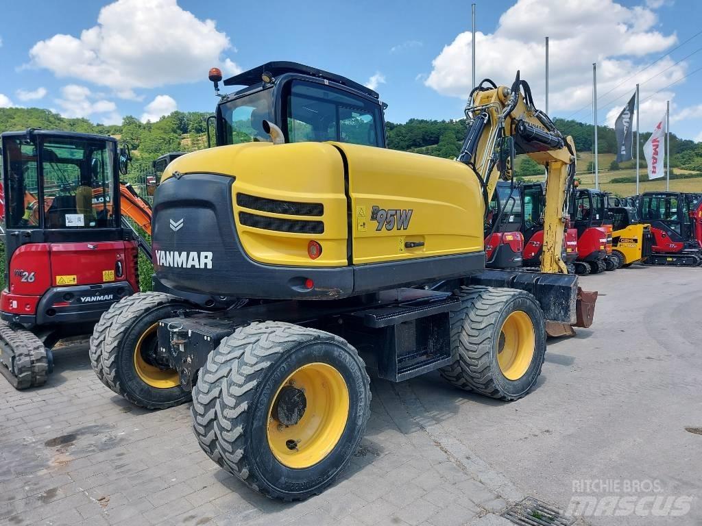Yanmar B 95 W Колісні екскаватори