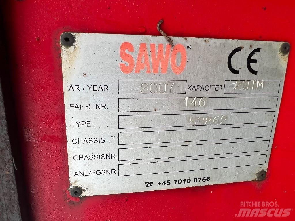 Hiab 20tm Krankonsol Крани вантажників