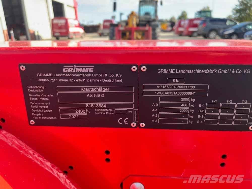 Grimme KS 5400 Машини для збирання та переробки картоплі - Інші