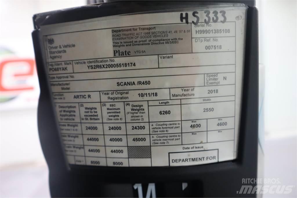 Scania R450 Тягачі