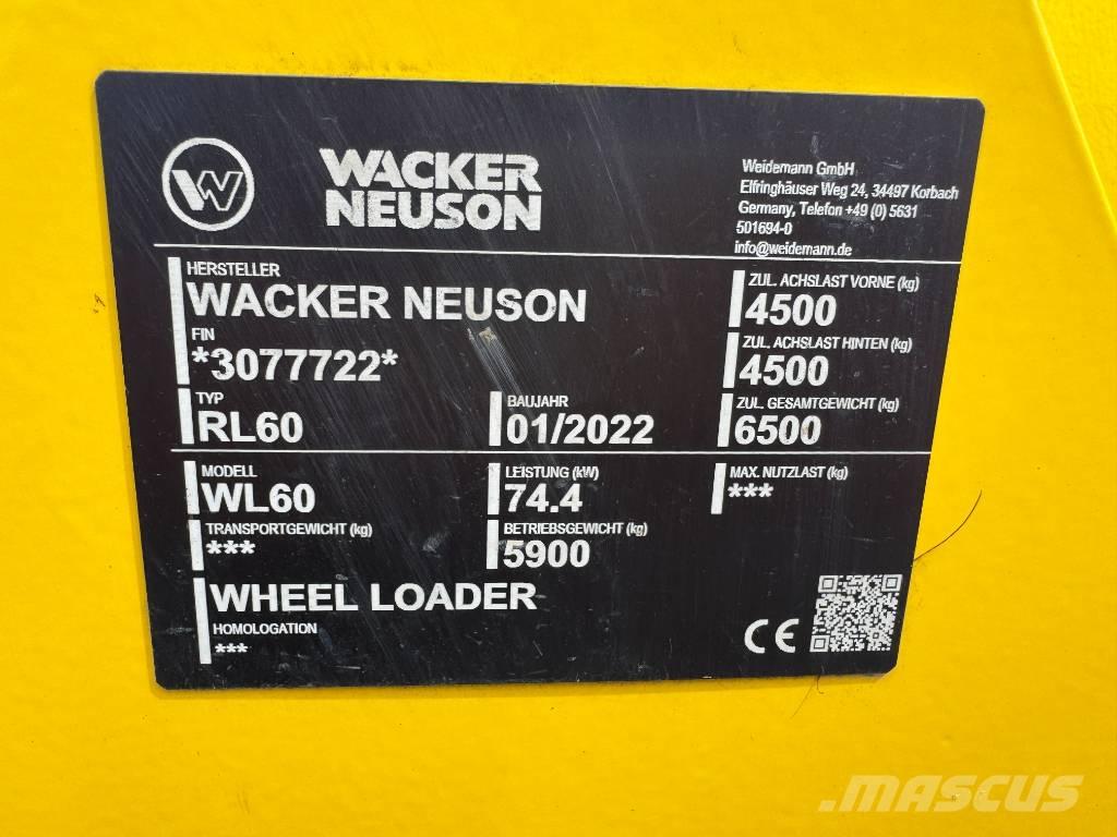 Wacker Neuson WL60 Фронтальні навантажувачі