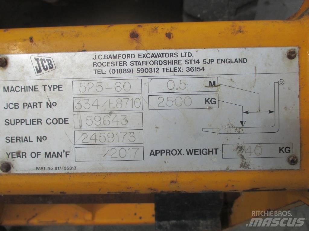 JCB 525-60 Телескопічні навантажувачі