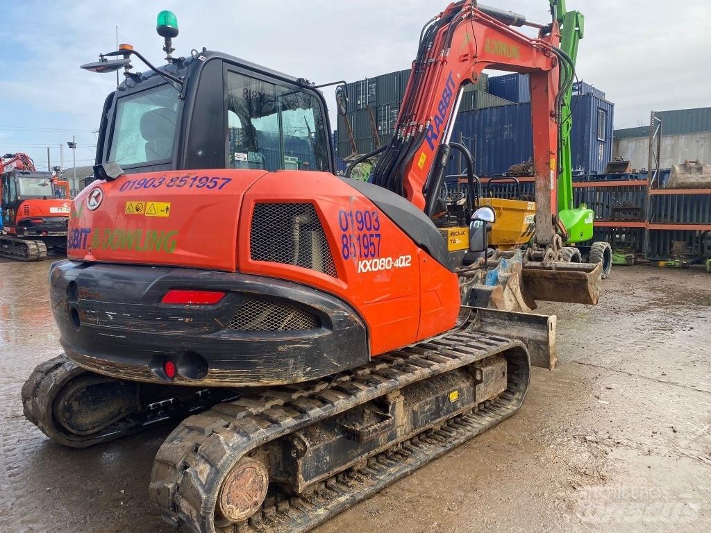 Kubota KX 080-4 Середні екскаватори 7т. - 12т.
