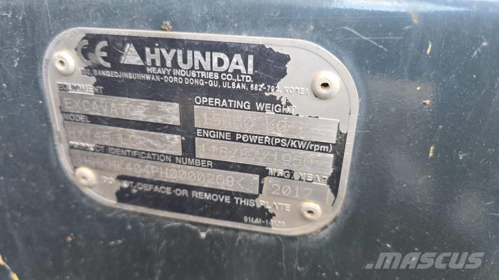 Hyundai HX 145 LCR Гусеничні екскаватори