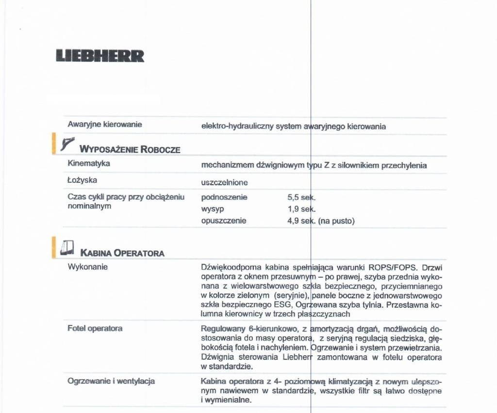 Liebherr L 538 Фронтальні навантажувачі