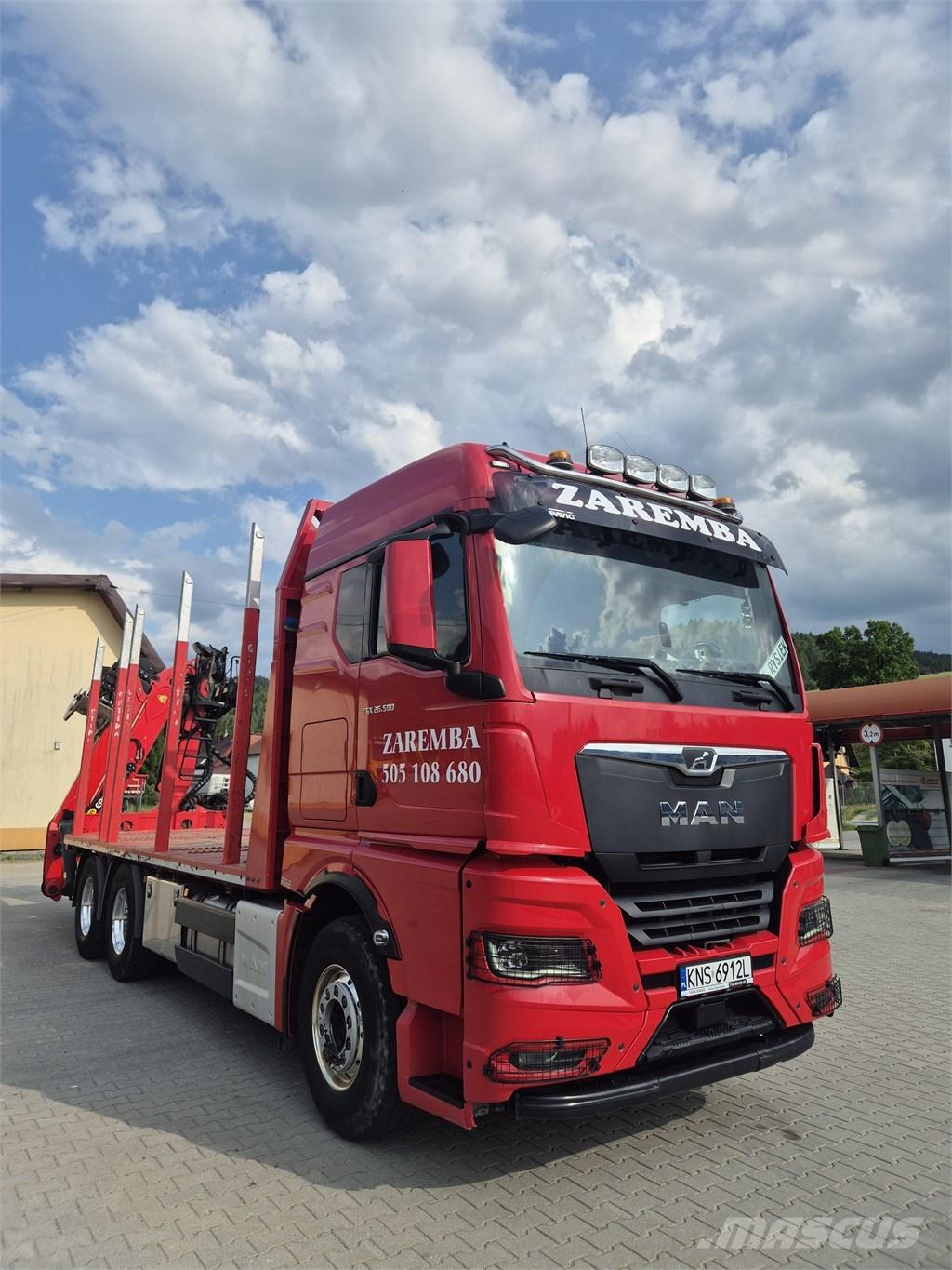 MAN TGX 26.580 Лісовози