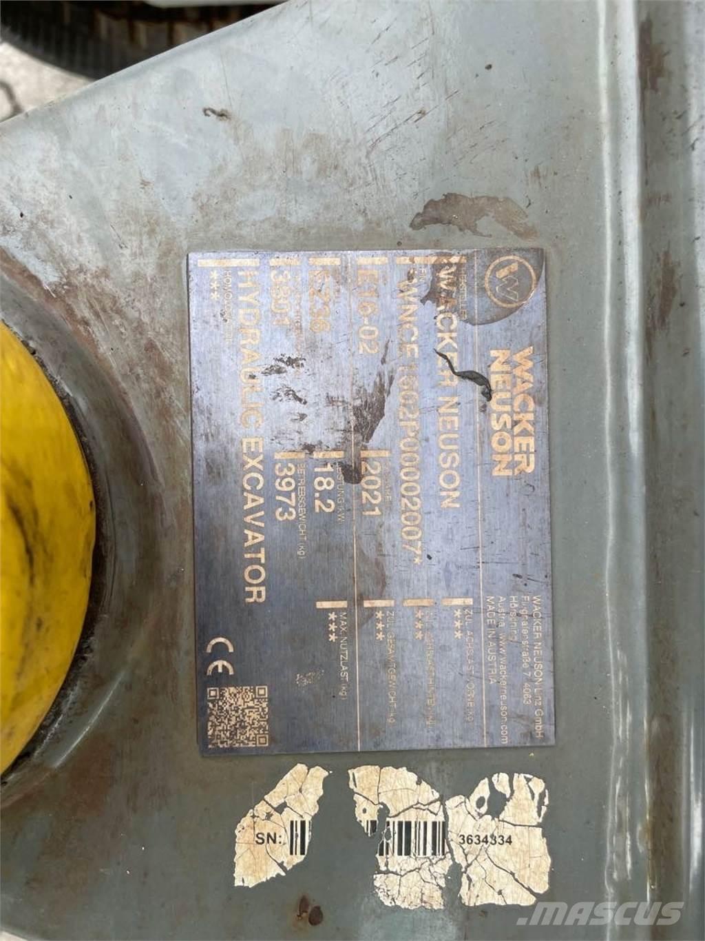 Wacker Neuson EZ36 Гусеничні екскаватори