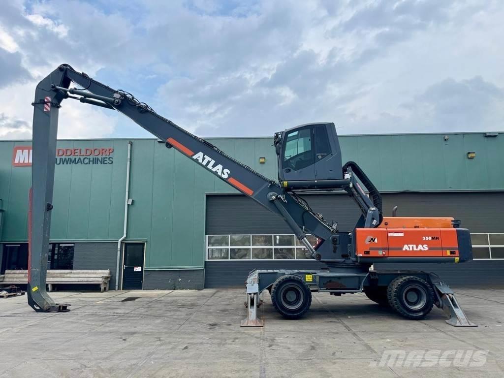 Atlas 350 MH Перевантажувачі металобрухту/промислові навантажувачі