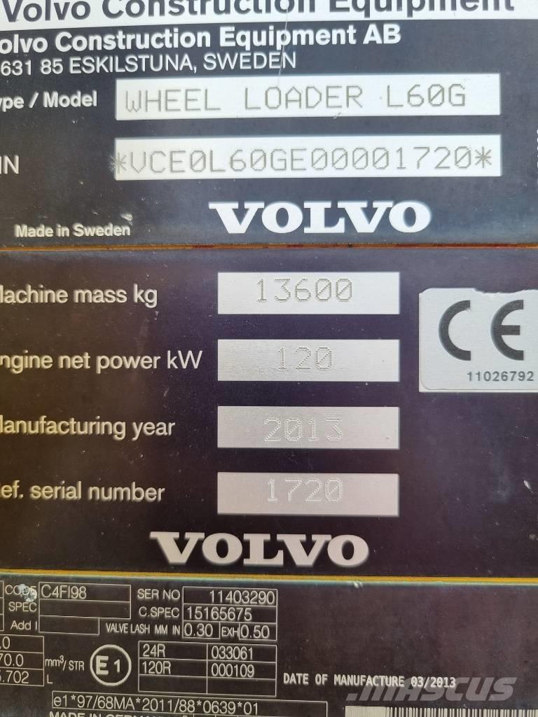 Volvo L 60 G Фронтальні навантажувачі