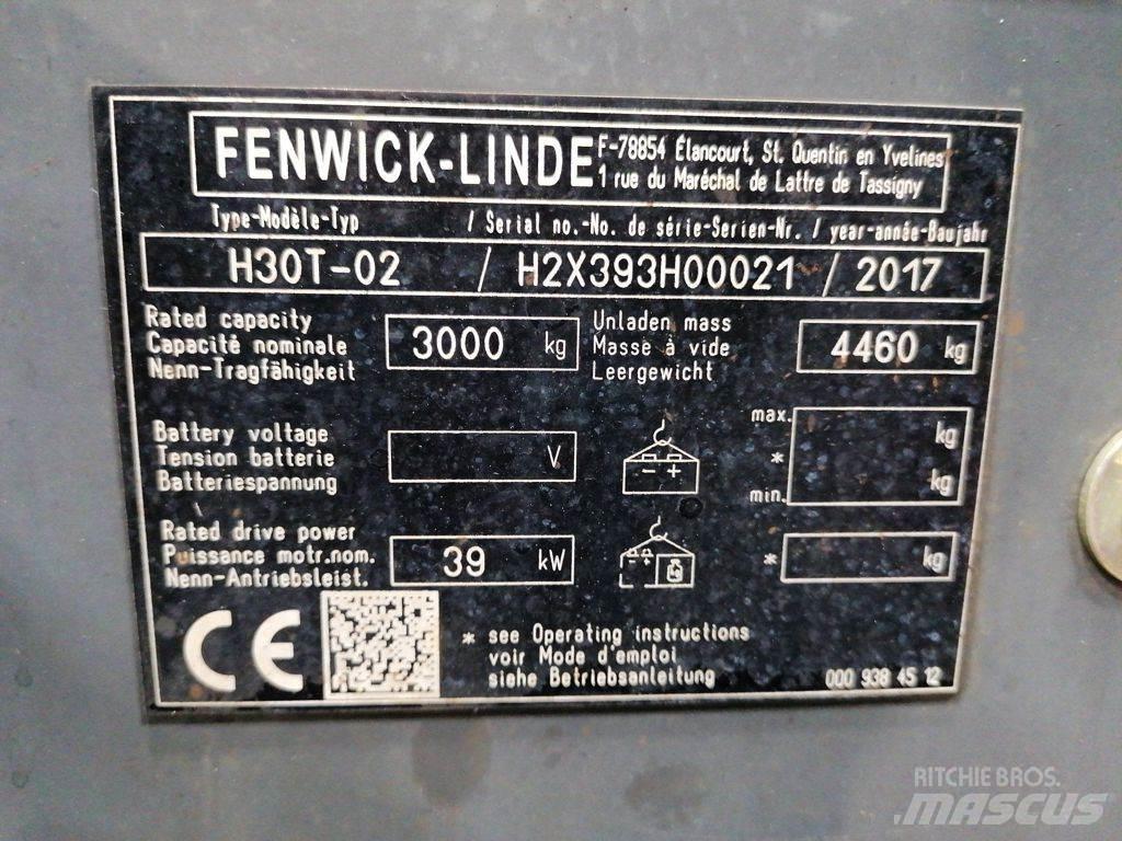 Linde H30T-02 Газові навантажувачі