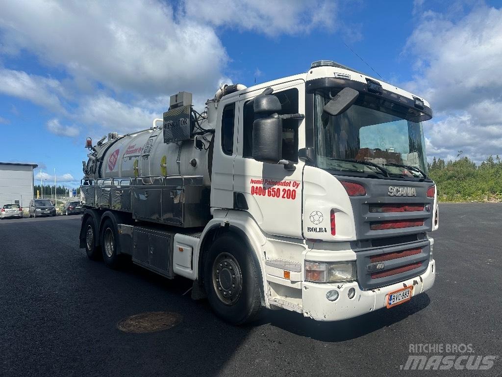 Scania P340 6x2*4 Комбі/Вакуумні вантажівки