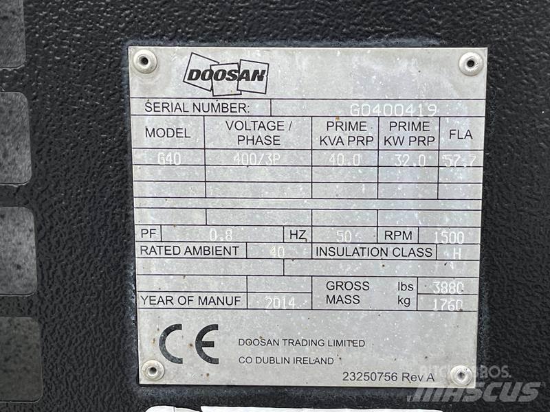 Doosan G 40 Дизельні генератори