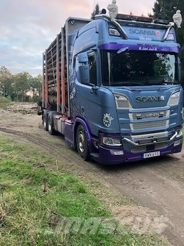 Scania R650B6X4NB Лісовози
