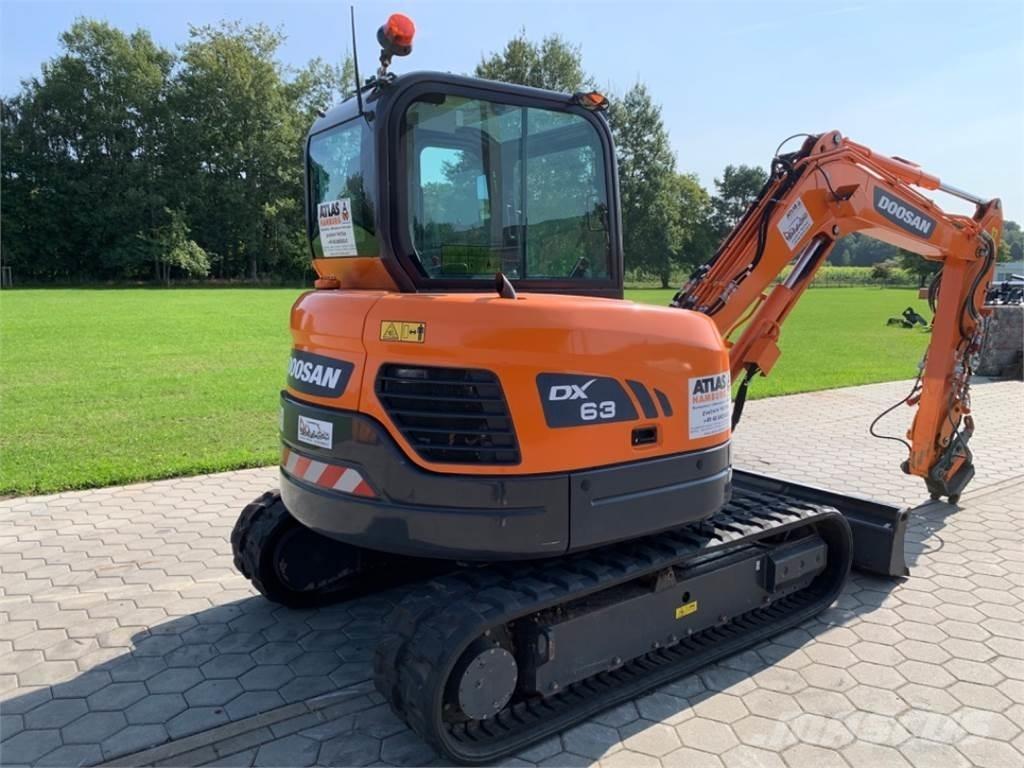 Doosan DX63-3 Міні-екскаватори < 7т