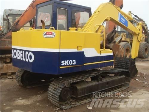 Kobelco SK03 Міні-екскаватори < 7т