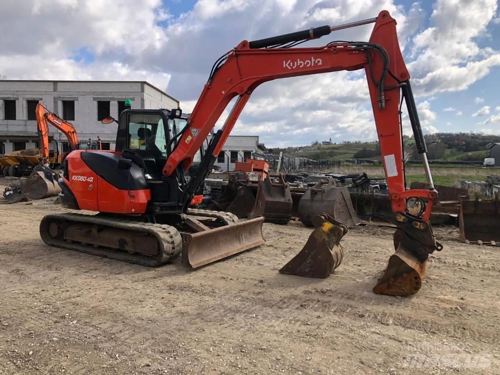 Kubota KX 080-4 Гусеничні екскаватори