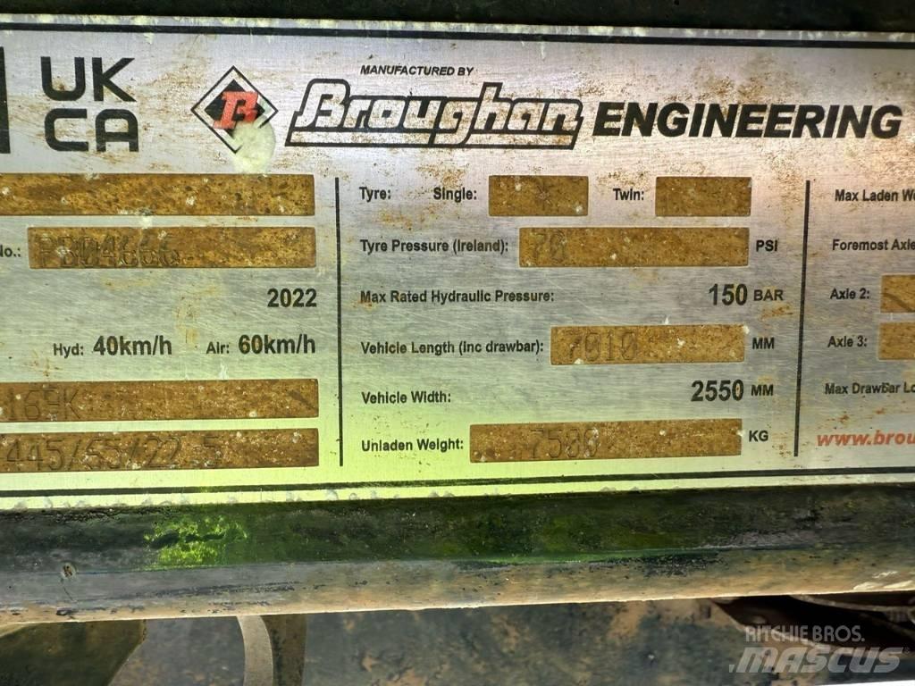 Broughan B 20 Самосвальні причепи