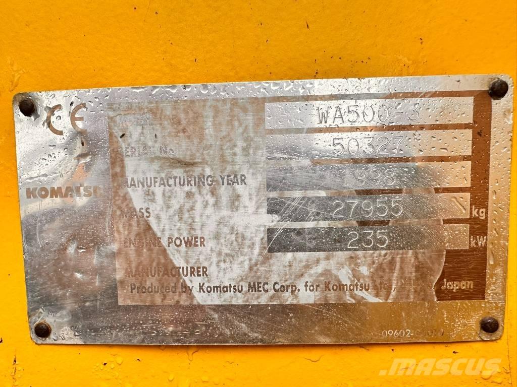 Komatsu WA500-3 Фронтальні навантажувачі