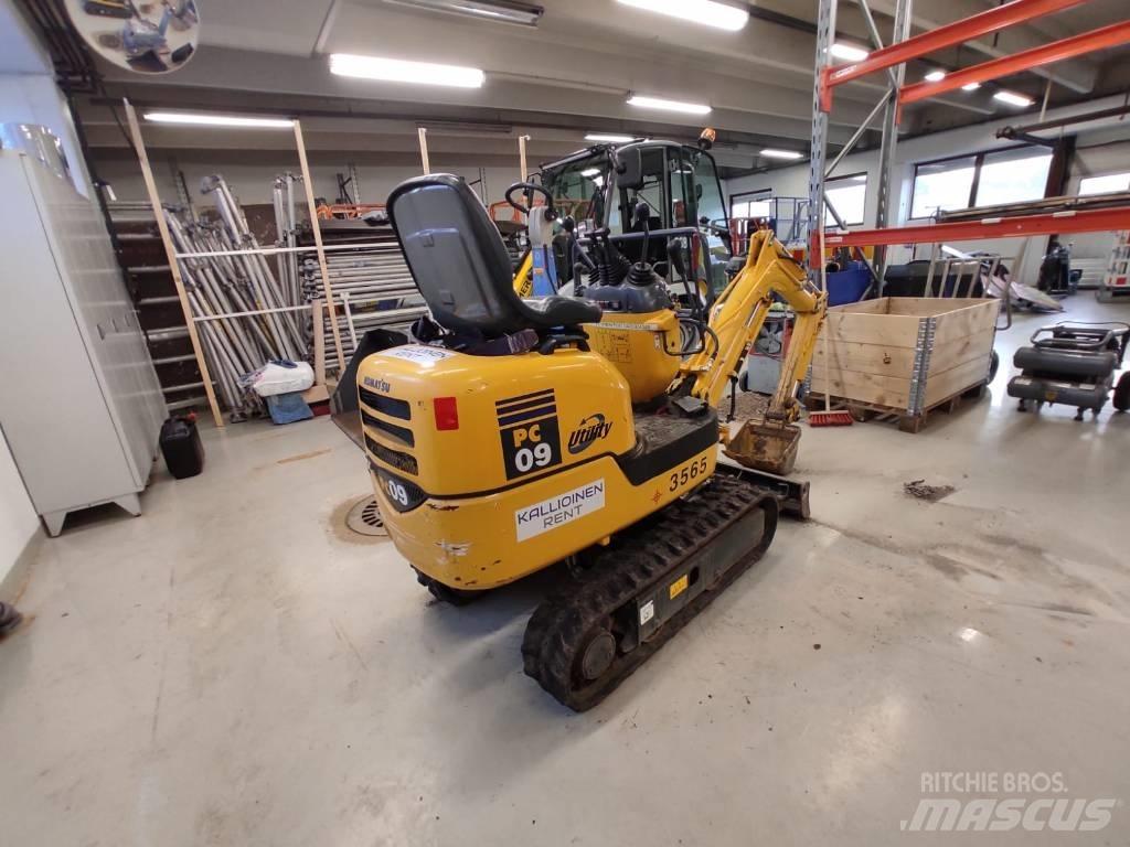 Komatsu PC 09-1 Міні-екскаватори < 7т
