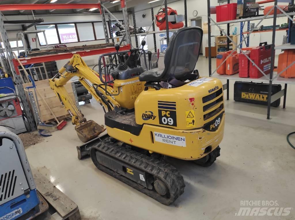 Komatsu PC 09-1 Міні-екскаватори < 7т