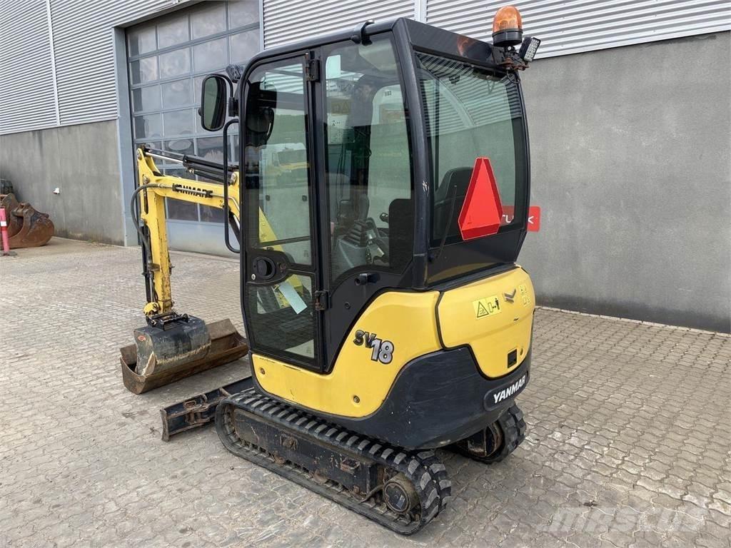 Yanmar SV18 Колісні екскаватори