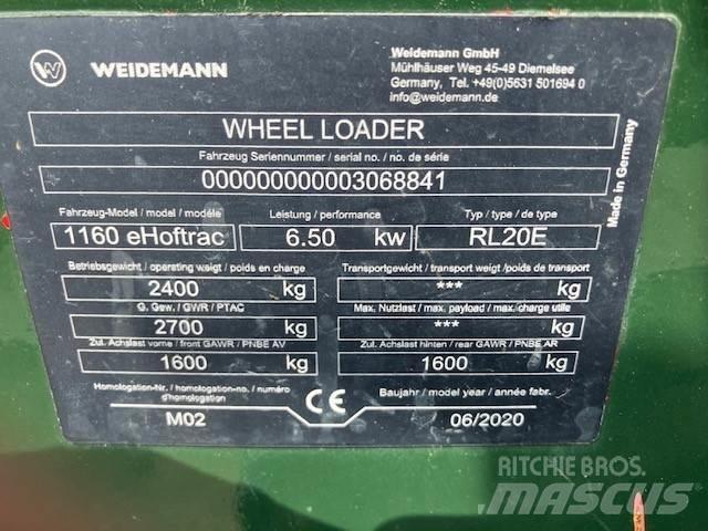 Weidemann 1160e Малі навантажувачі