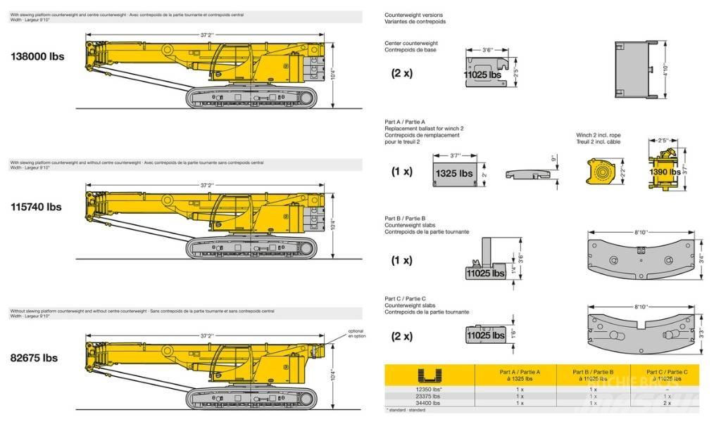 Liebherr LTR1060 Гусеничні крани