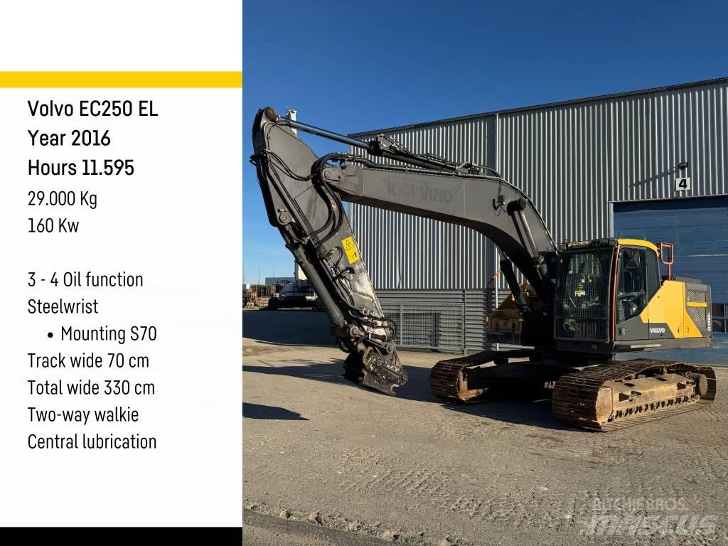 Volvo EC 250 EL Гусеничні екскаватори