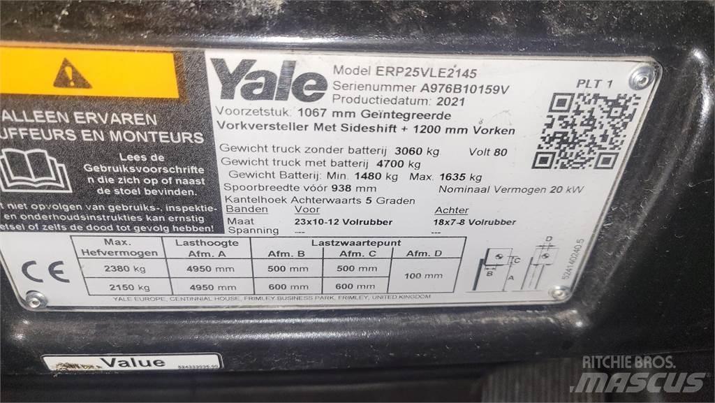 Yale ERP25VL 2021 Електронавантажувачі