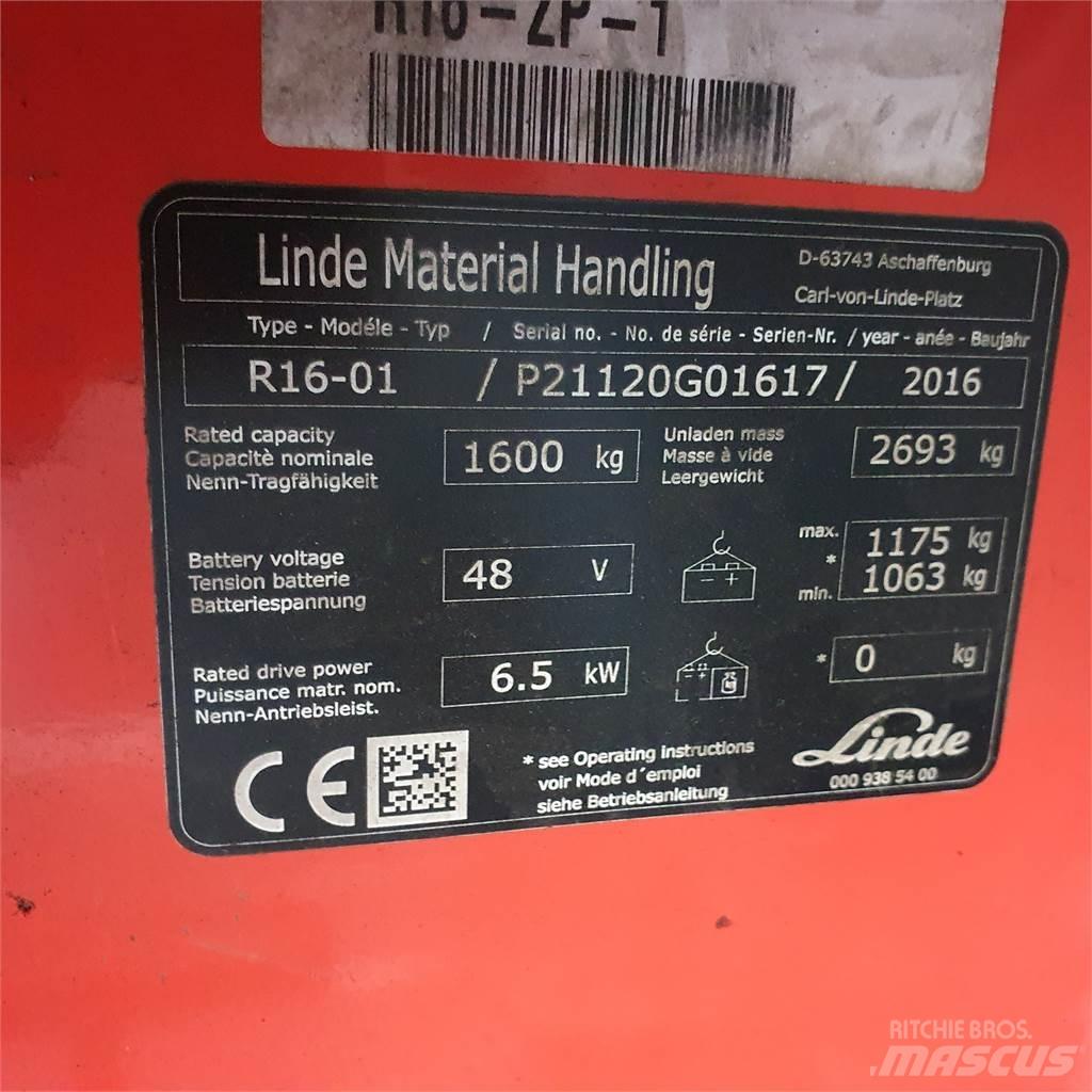 Linde R16 Річ-трак із високим підйомом